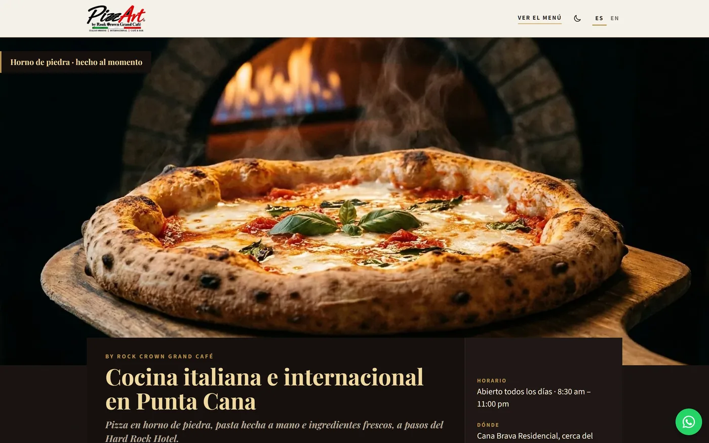 Sitio web de PizzArt